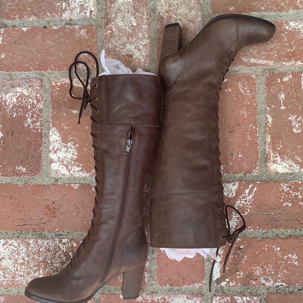 Nine West Lace Up Boots
